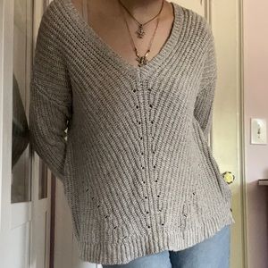 Soft and Cozy Knit Sweater with Side Zip Detail!